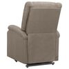 vidaXL Aufstehsessel Taupe Stoff
