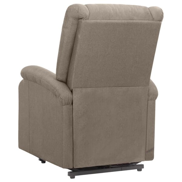 vidaXL Aufstehsessel Taupe Stoff