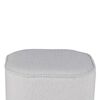 Venture Home Hocker Piff 44x44x41 cm Teddy Wei&szlig;