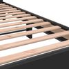 vidaXL Bettgestell Schwarz 120x190 cm Holzwerkstoff und Metall