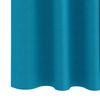 vidaXL Verdunkelungs-Vorh&auml;nge mit Ringen 2 pcs T&uuml;rkis 245 x 140 cm