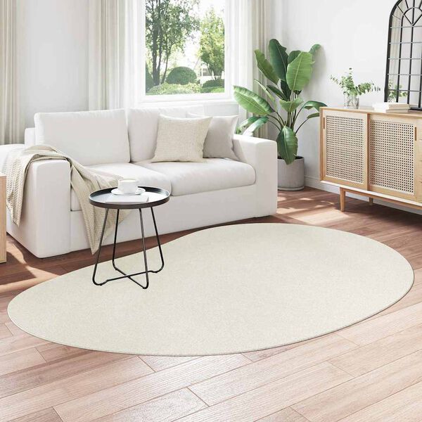 vidaXL Bereichsteppiche HUARTE Creme 160 x 230 cm Polyester