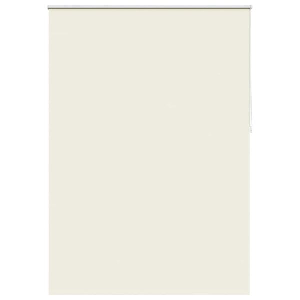 vidaXL Verdunkelungsrollo 164,4 x 230 cm, Stoffbreite 160 cm, Gebrochen Wei&szlig;