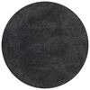 vidaXL Anti-Rutsch Shaggy Teppich Dunkelgrau 160 x 160 cm PP