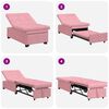 vidaXL Schlafsofa Rosa 194 x 67 x 82 cm Samt