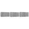 vidaXL 5-tlg. TV-Schrank-Set Grau Sonoma Holzwerkstoff