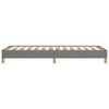 vidaXL Bettgestell ohne Matratze Dunkelgrau 90x190 cm Stoff