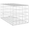 vidaXL Gabione mit 3,5 mm Draht und 10x10 cm Maschen 50x100x50 cm