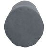 vidaXL Bolsterkissen 2 St&uuml;ck Dunkelgrau &Oslash; 25 x 70 cm Cordstoff