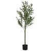 vidaXL Olivenbaum K&uuml;nstlich 450 Bl&auml;tter 120 cm Gr&uuml;n