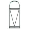 vidaXL Kaminholzunterstand Gr&uuml;n 40x45x100 cm Verzinkter Stahl