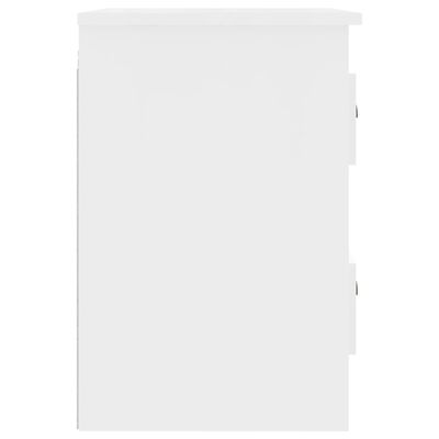 vidaXL Wand-Nachttisch Weiß 41,5x36x53 cm