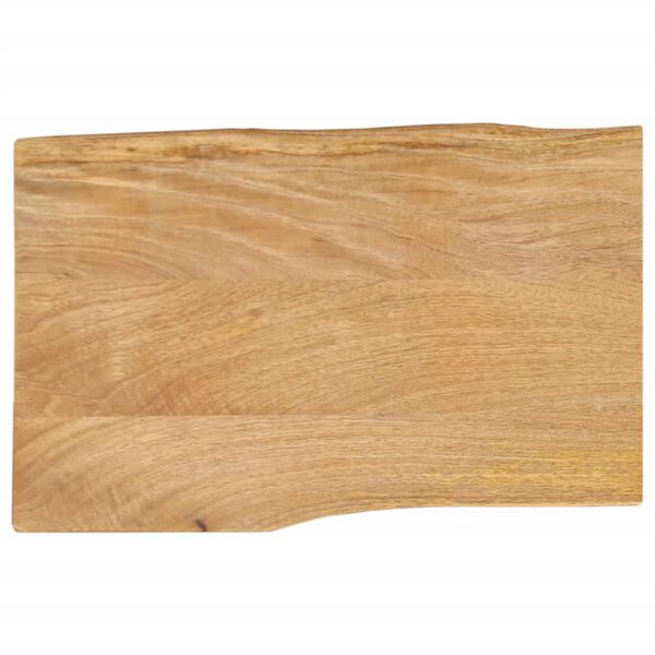 vidaXL Tischplatte mit Baumkante 50x40x3,8 cm Massivholz Mango