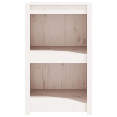 vidaXL Outdoor-Küchenschrank Weiß 55x55x92 cm Massivholz Kiefer