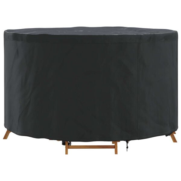 vidaXL Gartenmöbelabdeckung Schwarz 128 x 128 x 71 cm 600D-Gewebe