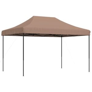 vidaXL Party-Zelt 279 x 410 x 315 cm Braun Oxford-Stoff