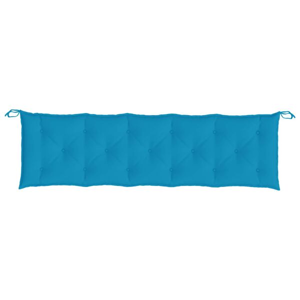 vidaXL Gartenbank-Auflage Hellblau 180x50x7 cm Oxford-Gewebe