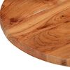 vidaXL Tischplatte &Oslash;60x3,8 cm Rund Massivholz Akazie