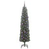 vidaXL Künstlicher Weihnachtsbaum mit 300 LEDs mit Ständer Grün 180 cm