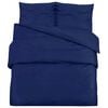 vidaXL Bettw&auml;sche-Set Marineblau 140x200 cm Baumwolle