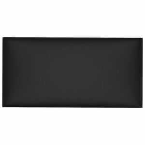 vidaXL Wandkopfteilen 12 pcs 30 x 15 cm Schwarz Stoff