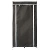 Practo Home Kleiderschrank 77x47x152 cm Grau