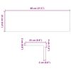 vidaXL Treppenstufen 8 Stk. Unbehandelt 80x25x2 cm Massivholz Eiche