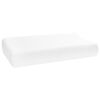 vidaXL Schlafkissen Uni Wei&szlig; 80 x 40 x 12,5 cm