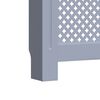 vidaXL MDF Heizk&ouml;rperverkleidung Grau 78 cm
