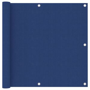 vidaXL Balkon-Sichtschutz Blau 90x300 cm Oxford-Gewebe