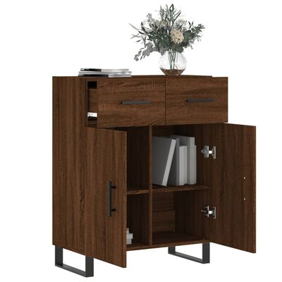 vidaXL Sideboard Braun Eichen-Optik 69,5x34x90 cm Holzwerkstoff