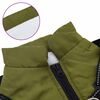 vidaXL Hundemantel Olivegr&uuml;n L36 Fleece und Polyester