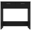 vidaXL Schreibtisch Schwarz 80x40x75 cm Holzwerkstoff