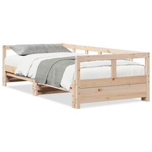 vidaXL Tagesbett ohne Matratze 90x190 cm Massivholz Kiefer
