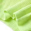 Kinderpullover Gestrickt Neongelb 140