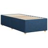 vidaXL Bettgestell ohne Matratze Blau 100x200 cm Stoff