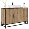 vidaXL Badezimmerschrank Artisan-Eiche 90 x 33 x 60 cm Holzwerkstoff