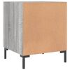 vidaXL Nachttische 2 Stk. Grau Sonoma 40x40x50 cm Holzwerkstoff