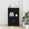 vidaXL Schrank Schwarz Eichen-Optik 55 x 40 x 82 cm