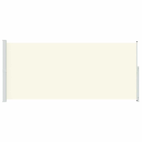 vidaXL Seitenmarkise Ausziehbar 220x500 cm Creme