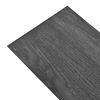 vidaXL Bodenplanken 18 pcs Schwarz und Wei&szlig; 5,26 m&sup2; PVC