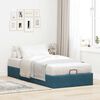 vidaXL Ottoman-Bett ohne Matratze Dunkelblau 80x200 cm Samt