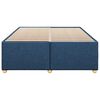 vidaXL Bettgestell ohne Matratze Blau 140x190 cm Stoff