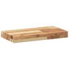 vidaXL Schweberegal 60x20x4 cm Massivholz Akazie &Ouml;lbehandelt