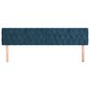 vidaXL Kopfteile 2 Stk. Dunkelblau 90x7x78/88 cm Samt