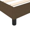 vidaXL Boxspringbettgestell Dunkelbraun 140x190 cm Stoff