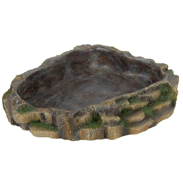 TRIXIE Reptilien Wasser- und Futterschale 24x20 cm Polyesterharz 76205