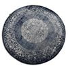 Dutch Lifestyle Teppich Durban Jahrg 150 cm Rund Blau