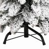 vidaXL K&uuml;nstlicher Weihnachtsbaum Beleuchtung & Schnee 60 LEDs 120 cm