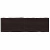 vidaXL Tischplatte 200x60x(2-6) cm Massivholz Behandelt Baumkante
